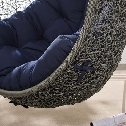 Modway EEI-3929 Hide Outdoor Patio Sunbrella® Swing Chair With Stand Modway