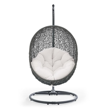 Modway EEI-3929 Hide Outdoor Patio Sunbrella® Swing Chair With Stand Modway