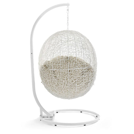 Modway EEI-3929 Hide Outdoor Patio Sunbrella® Swing Chair With Stand Modway