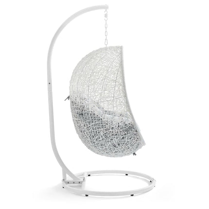 Modway EEI-3929 Hide Outdoor Patio Sunbrella® Swing Chair With Stand Modway