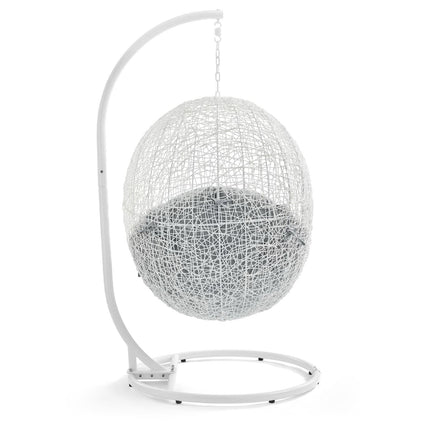 Modway EEI-3929 Hide Outdoor Patio Sunbrella® Swing Chair With Stand Modway