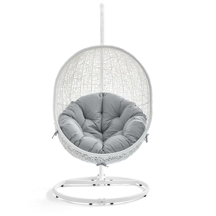 Modway EEI-3929 Hide Outdoor Patio Sunbrella® Swing Chair With Stand Modway