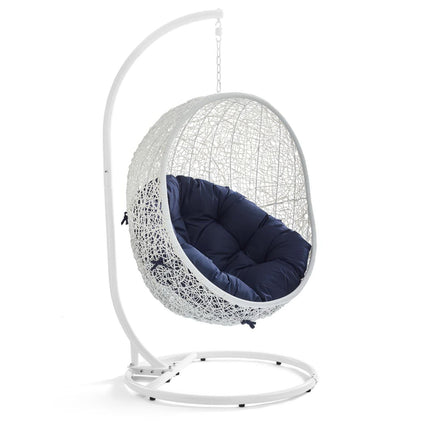 Modway EEI-3929 Hide Outdoor Patio Sunbrella® Swing Chair With Stand Modway