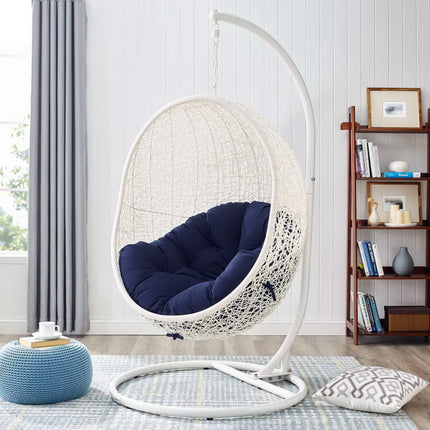 Modway EEI-3929 Hide Outdoor Patio Sunbrella® Swing Chair With Stand Modway