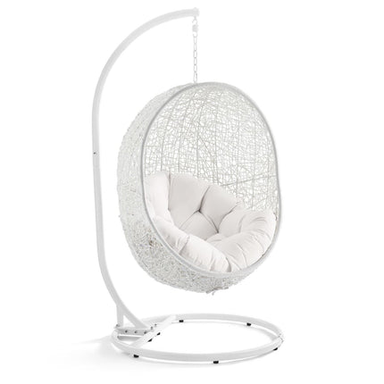 Modway EEI-3929 Hide Outdoor Patio Sunbrella® Swing Chair With Stand Modway