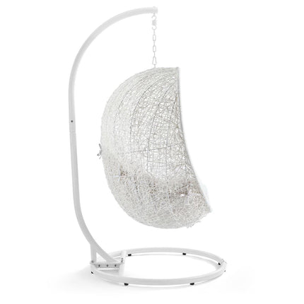Modway EEI-3929 Hide Outdoor Patio Sunbrella® Swing Chair With Stand Modway
