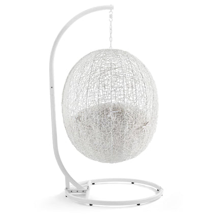 Modway EEI-3929 Hide Outdoor Patio Sunbrella® Swing Chair With Stand Modway