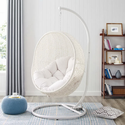 Modway EEI-3929 Hide Outdoor Patio Sunbrella® Swing Chair With Stand Modway