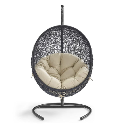 Modway EEI-3943 Encase Sunbrella® Swing Outdoor Patio Lounge Chair Modway