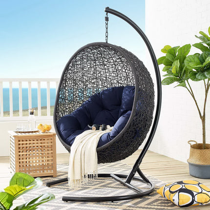 Modway EEI-3943 Encase Sunbrella® Swing Outdoor Patio Lounge Chair Modway