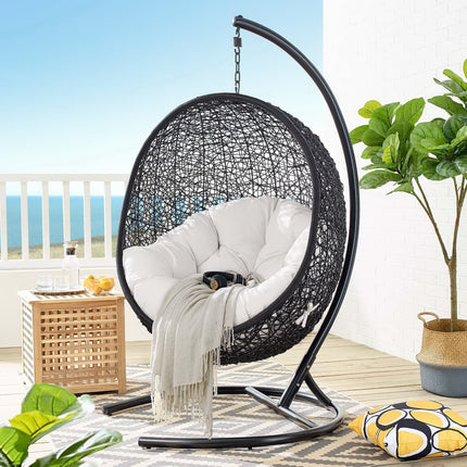 Modway EEI-3943 Encase Sunbrella® Swing Outdoor Patio Lounge Chair Modway