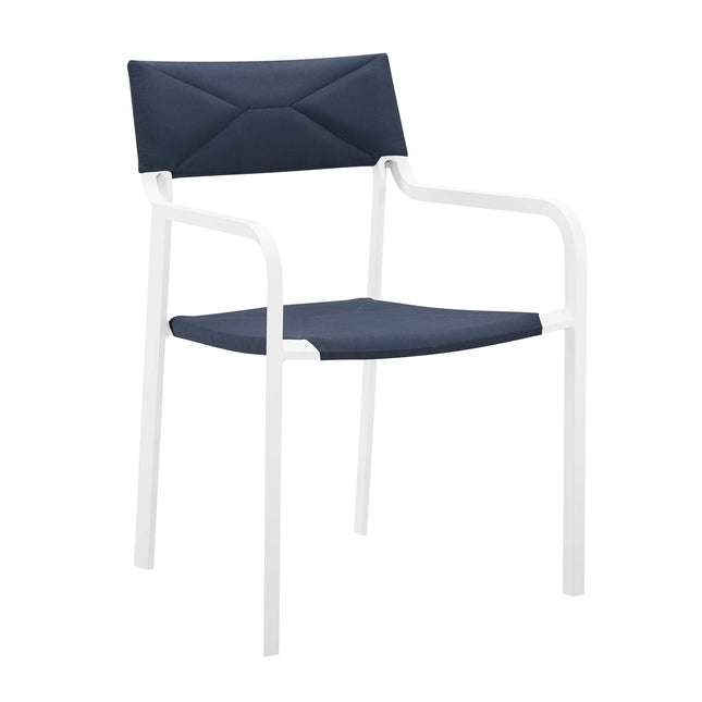 Modway EEI-3962 Raleigh Outdoor Patio Aluminum Armchair Set of 2 Modway
