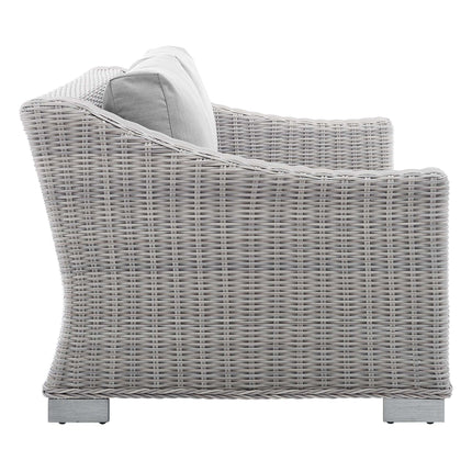 Modway EEI-3973 Conway Sunbrella® Outdoor Patio Wicker Rattan Loveseat Modway