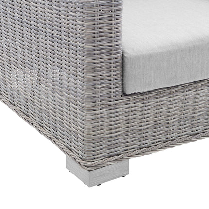 Modway EEI-3973 Conway Sunbrella® Outdoor Patio Wicker Rattan Loveseat Modway