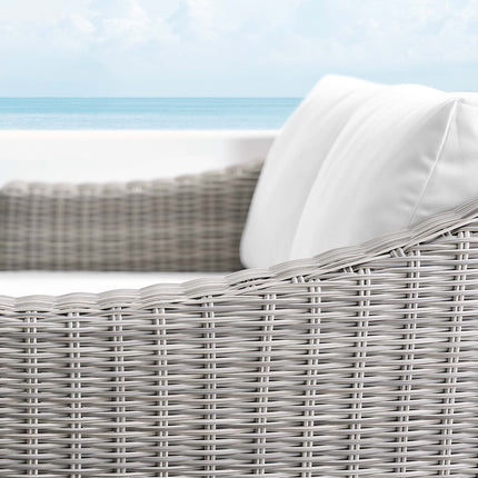 Modway EEI-3973 Conway Sunbrella® Outdoor Patio Wicker Rattan Loveseat Modway