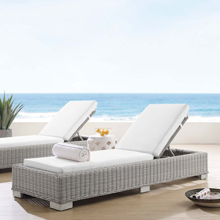 Modway EEI-3978 Conway Sunbrella® Outdoor Patio Wicker Rattan Chaise Lounge Modway