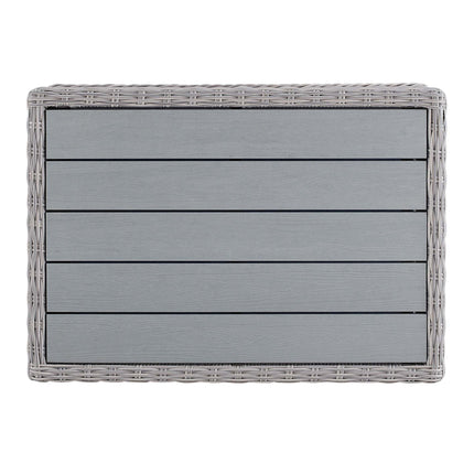 Modway EEI-3982 Conway 45" Outdoor Patio Wicker Rattan Coffee Table Modway
