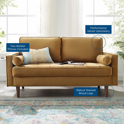 Modway EEI-4004 Valour Performance Velvet Loveseat Modway