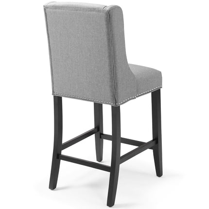 Modway EEI-4016 Baron Upholstered Fabric Counter Stool Set of 2 Modway