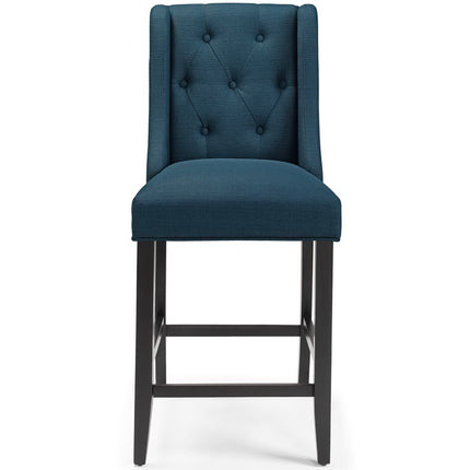 Modway EEI-4020 Baronet Upholstered Fabric Counter Bar Stool Set of 2 Modway