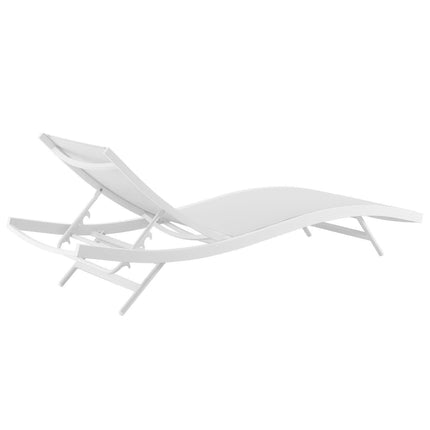 Modway EEI-4038 Glimpse Outdoor Patio Mesh Chaise Lounge Set of 2 Modway