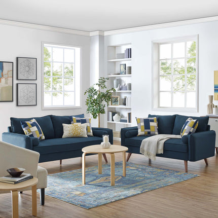 Modway EEI-4047 Revive Upholstered Fabric Sofa and Loveseat Set Modway