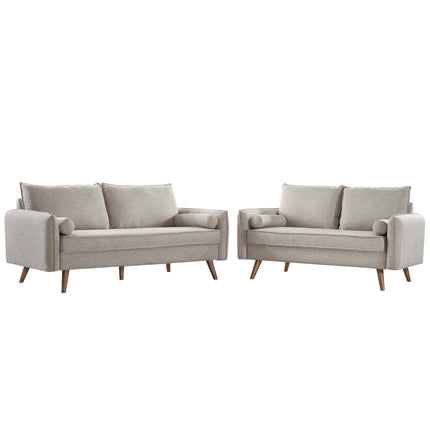 Modway EEI-4047 Revive Upholstered Fabric Sofa and Loveseat Set Modway