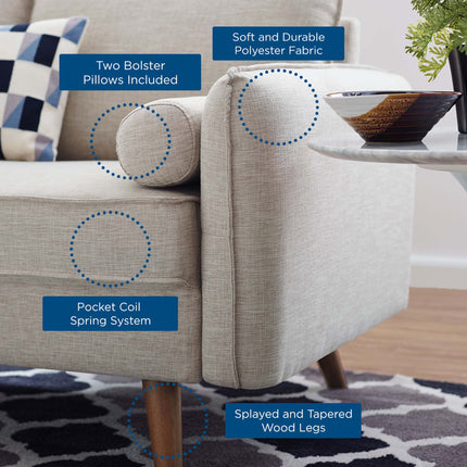 Modway EEI-4047 Revive Upholstered Fabric Sofa and Loveseat Set Modway