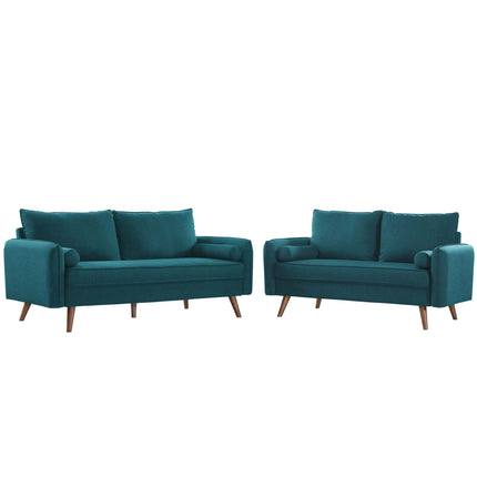 Modway EEI-4047 Revive Upholstered Fabric Sofa and Loveseat Set Modway