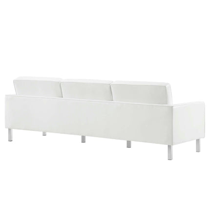 Modway EEI-4105 Loft 3-Piece Tufted Vegan Leather Furniture Set Modway