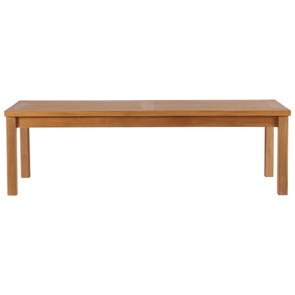 Modway EEI-4122 Upland Outdoor Patio Teak Wood Coffee Table Modway