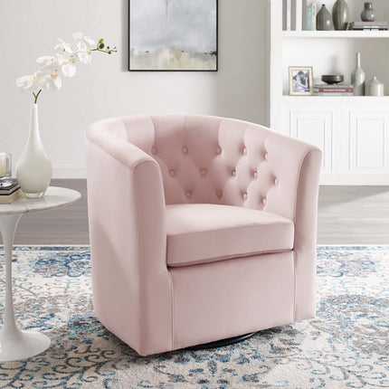 Modway EEI-4138 Prospect Tufted Performance Velvet Swivel Armchair Modway