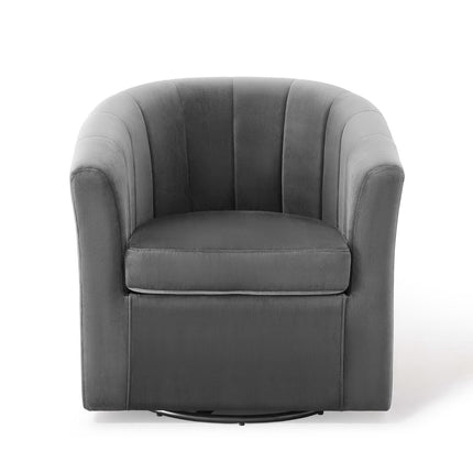 Modway EEI-4139 Prospect Performance Velvet Swivel Armchair Modway