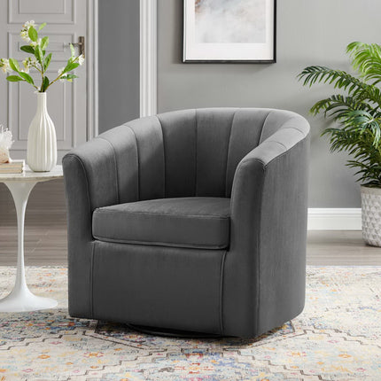 Modway EEI-4139 Prospect Performance Velvet Swivel Armchair Modway