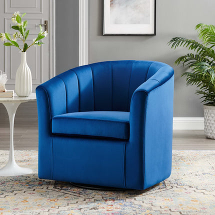 Modway EEI-4139 Prospect Performance Velvet Swivel Armchair Modway