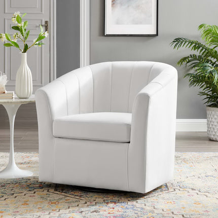 Modway EEI-4139 Prospect Performance Velvet Swivel Armchair Modway