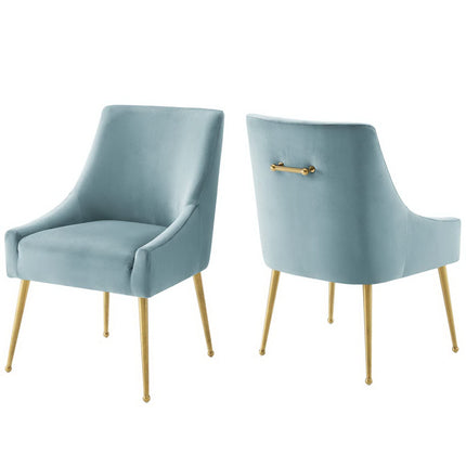 Modway EEI-4148 Discern Upholstered Performance Velvet Dining Chair Set of 2 Modway