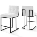 Black White / Upholstered Fabric