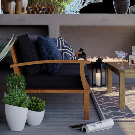 Modway EEI-4176 Marina Outdoor Patio Teak Sofa Modway