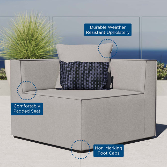 Modway EEI-4210 Saybrook Outdoor Patio Upholstered Sectional Sofa Corner Chair Modway