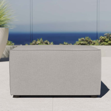 Modway EEI-4211 Saybrook Outdoor Patio Upholstered Sectional Sofa Ottoman Modway