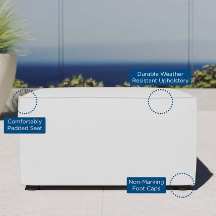 Modway EEI-4211 Saybrook Outdoor Patio Upholstered Sectional Sofa Ottoman Modway