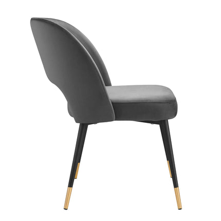 Modway EEI-4212 Rouse Performance Velvet Dining Side Chair Modway