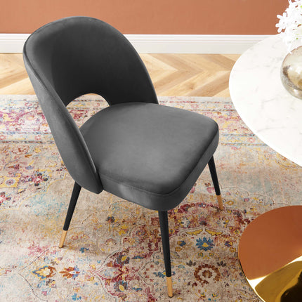 Modway EEI-4212 Rouse Performance Velvet Dining Side Chair Modway