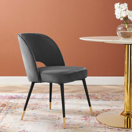 Modway EEI-4212 Rouse Performance Velvet Dining Side Chair Modway