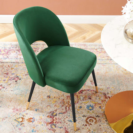 Modway EEI-4212 Rouse Performance Velvet Dining Side Chair Modway