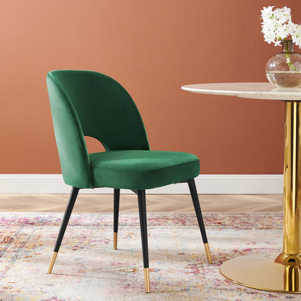 Modway EEI-4212 Rouse Performance Velvet Dining Side Chair Modway
