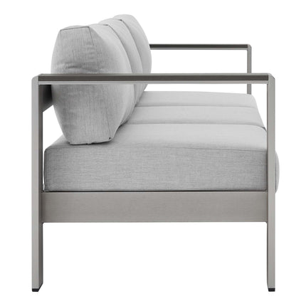 Modway EEI-4228 Shore Sunbrella® Fabric Aluminum Outdoor Patio Sofa - Plaza Home Decor