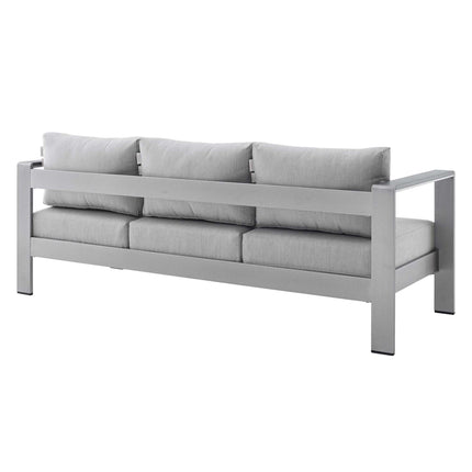 Modway EEI-4228 Shore Sunbrella® Fabric Aluminum Outdoor Patio Sofa - Plaza Home Decor