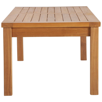 Modway EEI-4257 Upland 4-Piece Outdoor Patio Teak Wood Furniture Set Modway